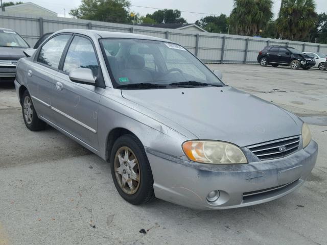 KNAFB121825184610 - 2002 KIA SPECTRA BA SILVER photo 1