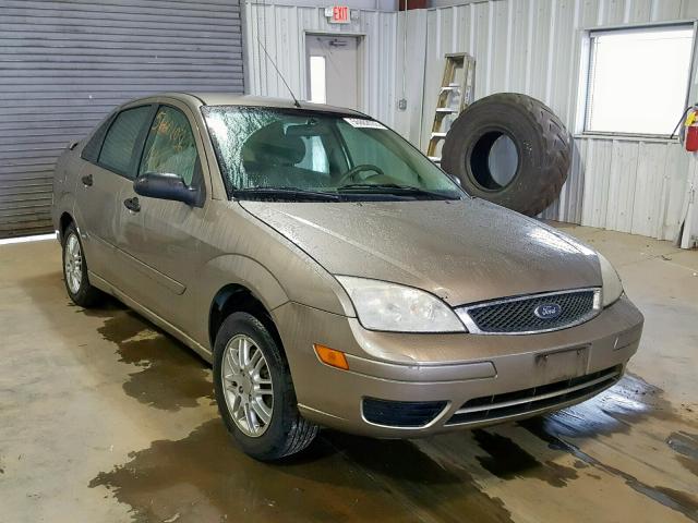 1FAFP34N75W229430 - 2005 FORD FOCUS ZX4 TAN photo 1