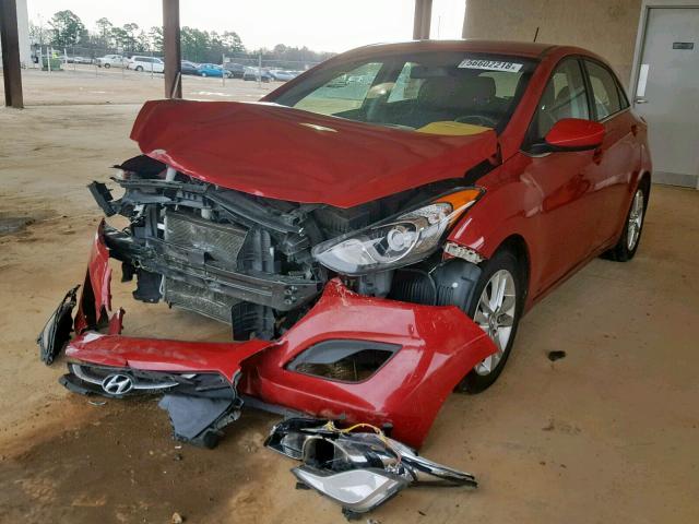 KMHD35LH8EU181254 - 2014 HYUNDAI ELANTRA GT RED photo 2