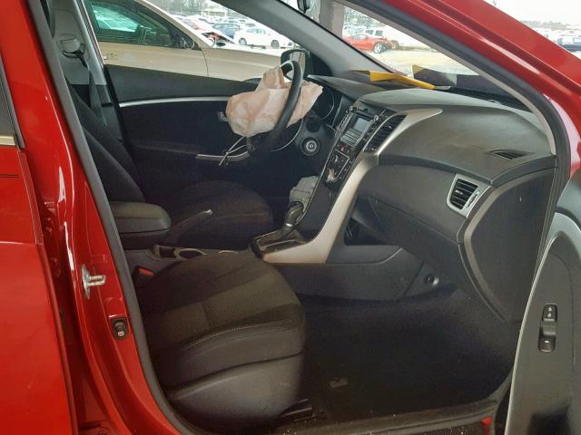 KMHD35LH8EU181254 - 2014 HYUNDAI ELANTRA GT RED photo 5