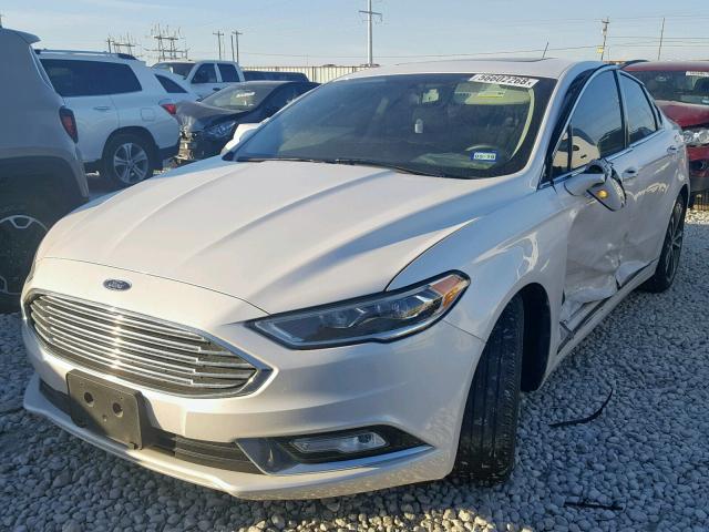 3FA6P0K95HR246674 - 2017 FORD FUSION TIT WHITE photo 2