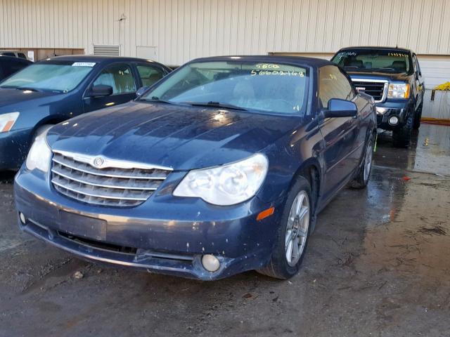 1C3LC55R28N655420 - 2008 CHRYSLER SEBRING TO BLUE photo 2