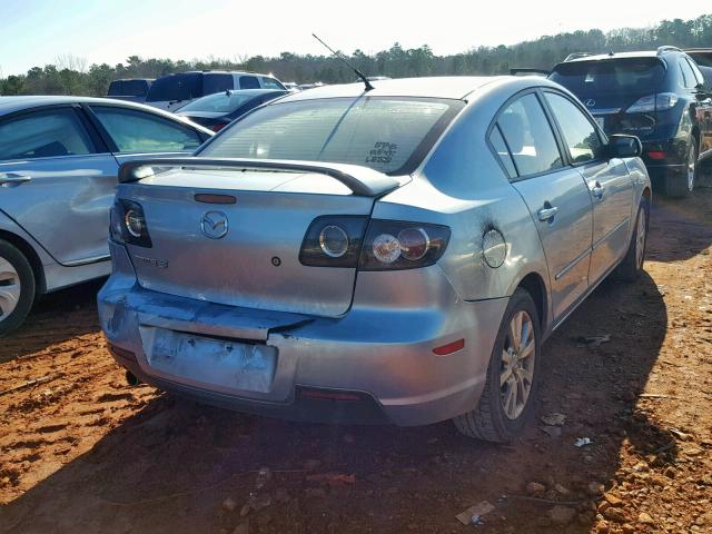 JM1BK12F371745582 - 2007 MAZDA 3 I BLUE photo 4