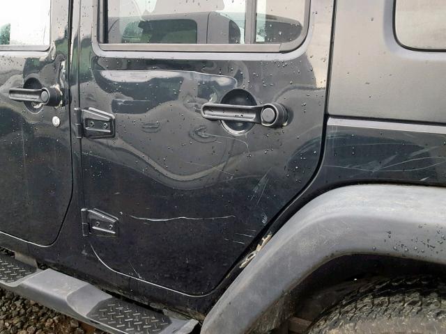 1J8GA59157L138087 - 2007 JEEP WRANGLER S BLACK photo 9