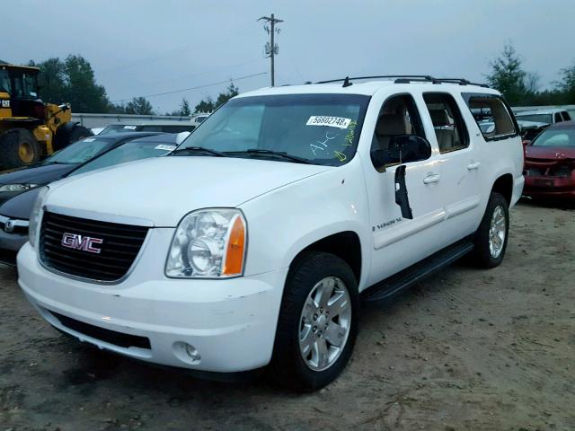 1GKFK16358J138669 - 2008 GMC YUKON XL K WHITE photo 2