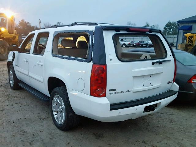 1GKFK16358J138669 - 2008 GMC YUKON XL K WHITE photo 3