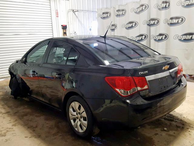 1G1PA5SH9E7412615 - 2014 CHEVROLET CRUZE LS BLACK photo 3