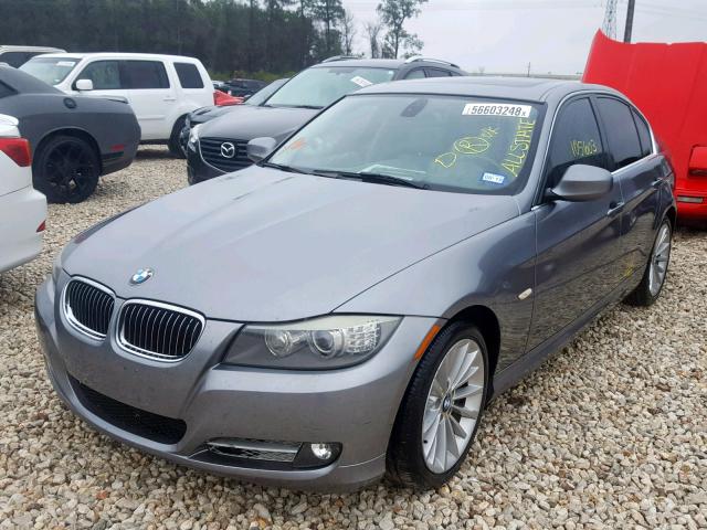 WBAPN7C5XBF184330 - 2011 BMW 335 D GRAY photo 2