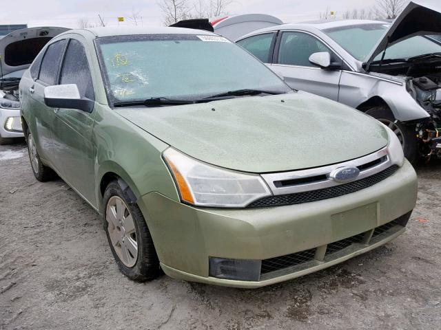 1FAHP34N68W218223 - 2008 FORD FOCUS S/SE GREEN photo 1