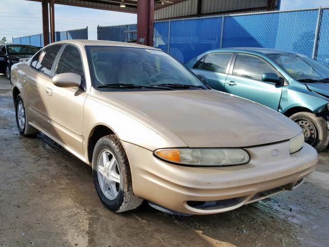 1G3NL52E62C127436 - 2002 OLDSMOBILE ALERO GL GOLD photo 1