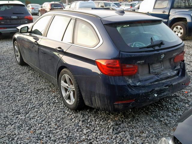 WBA3K5C57FK301547 - 2015 BMW 328 D BLUE photo 3