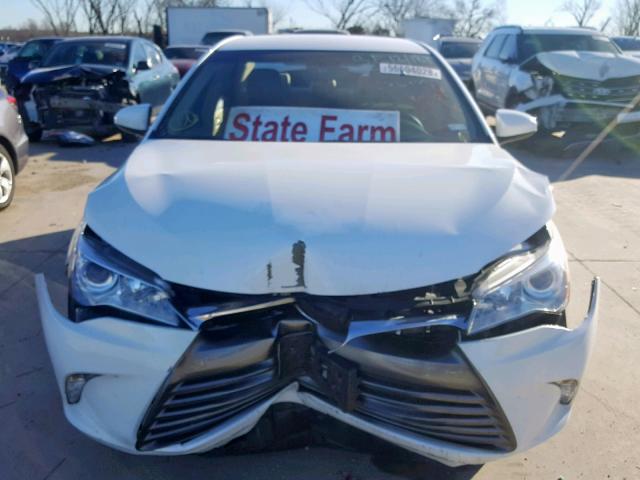 4T4BF1FK8GR566675 - 2016 TOYOTA CAMRY LE WHITE photo 9
