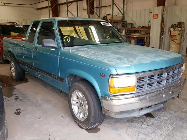 1B7GL23X7SW916071 - 1995 DODGE DAKOTA TURQUOISE photo 1