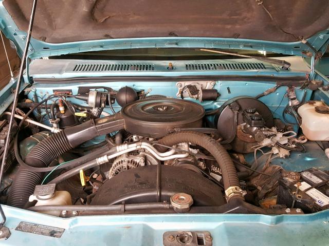 1B7GL23X7SW916071 - 1995 DODGE DAKOTA TURQUOISE photo 7