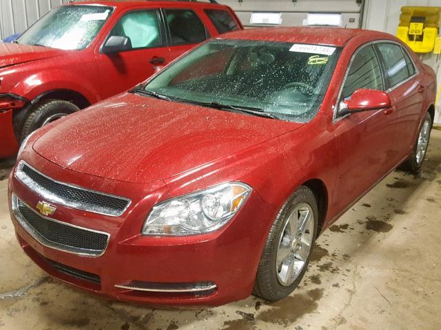 1G1ZC5E15BF340301 - 2011 CHEVROLET MALIBU 1LT 红色 照片 2