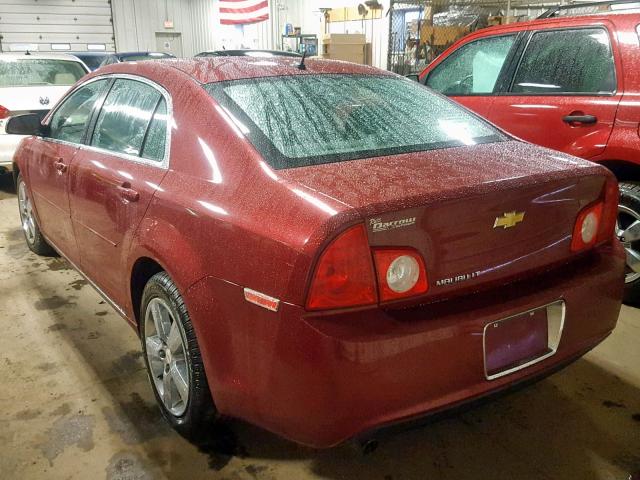 1G1ZC5E15BF340301 - 2011 CHEVROLET MALIBU 1LT 红色 照片 3