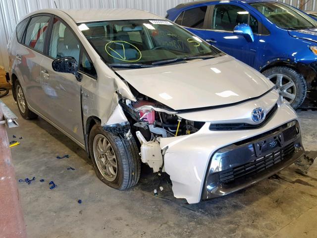 JTDZN3EU3HJ072323 - 2017 TOYOTA PRIUS V SILVER photo 1