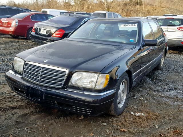 WDBGA43G3VA339069 - 1997 MERCEDES-BENZ S 420 BLACK photo 2