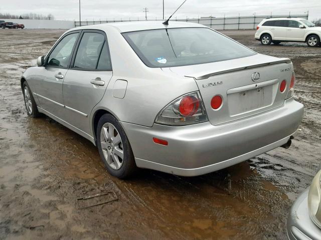 JTHBD192920054065 - 2002 LEXUS IS 300 SILVER photo 3