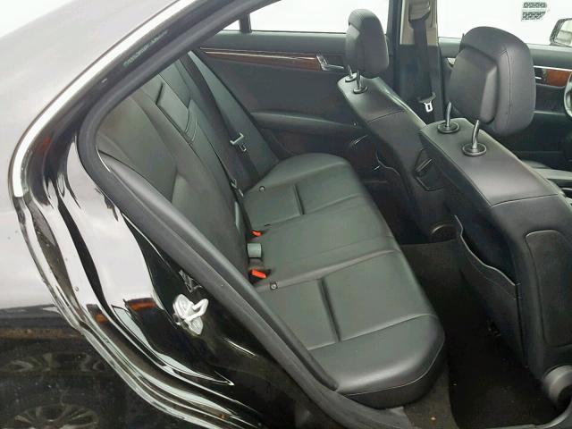 WDDGF8BBXBR137977 - 2011 MERCEDES-BENZ C 300 4MAT BLACK photo 6