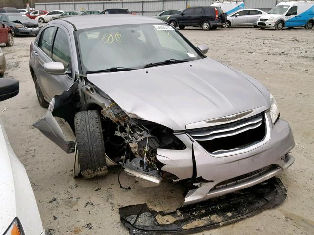 1C3CCBAB4DN687061 - 2013 CHRYSLER 200 LX SILVER photo 1