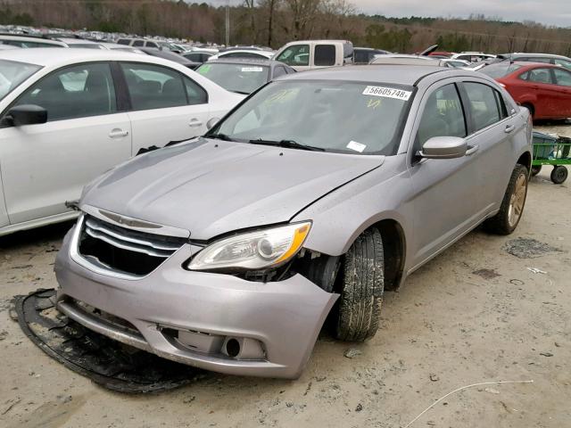 1C3CCBAB4DN687061 - 2013 CHRYSLER 200 LX SILVER photo 2