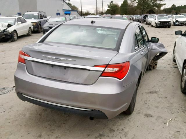 1C3CCBAB4DN687061 - 2013 CHRYSLER 200 LX SILVER photo 4