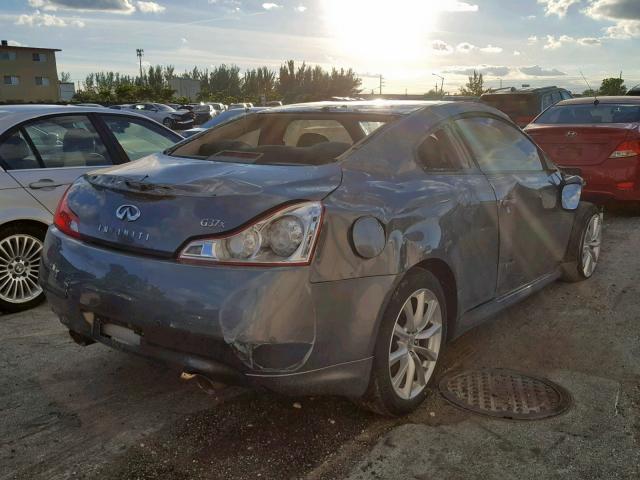 JN1CV6EL6CM470960 - 2012 INFINITI G37 GRAY photo 4