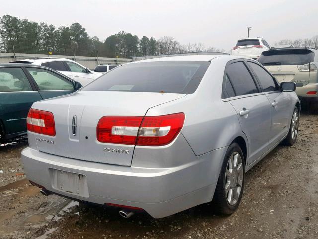 3LNHM26116R654867 - 2006 LINCOLN ZEPHYR SILVER photo 4