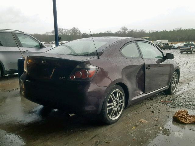 JTKDE3B75A0309987 - 2010 TOYOTA SCION TC 栗色 照片 4