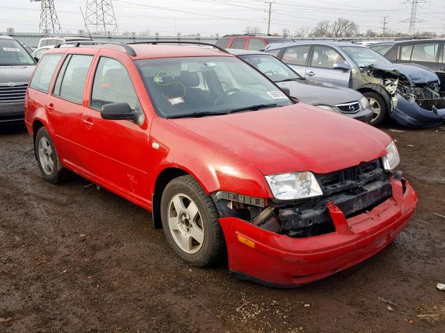 WVWSG61J02W613105 - 2002 VOLKSWAGEN JETTA GLS RED photo 1