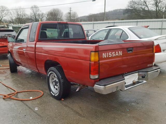 1N6HD16S7SC306343 - 1995 NISSAN TRUCK KING RED photo 3