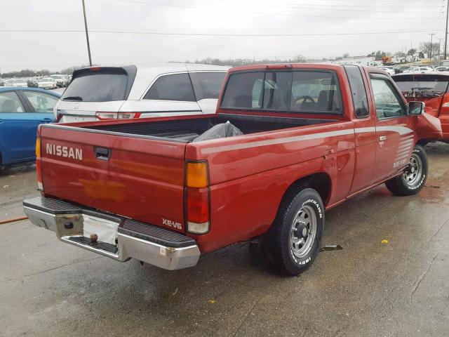 1N6HD16S7SC306343 - 1995 NISSAN TRUCK KING RED photo 4