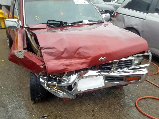 1N6HD16S7SC306343 - 1995 NISSAN TRUCK KING RED photo 9