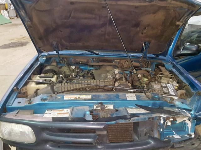 4F4CR16X6STM11974 - 1995 MAZDA B4000 CAB TEAL photo 7