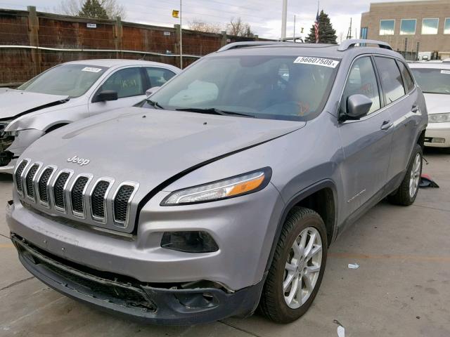 1C4PJMCS3HW598514 - 2017 JEEP CHEROKEE L SILVER photo 2