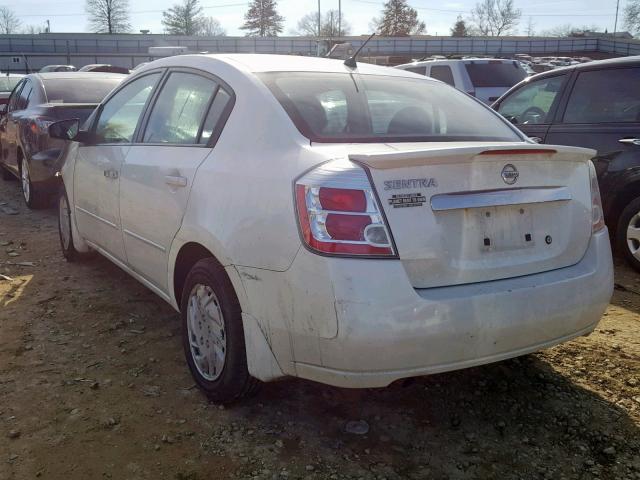 3N1AB6AP5BL728533 - 2011 NISSAN SENTRA 2.0 WHITE photo 3