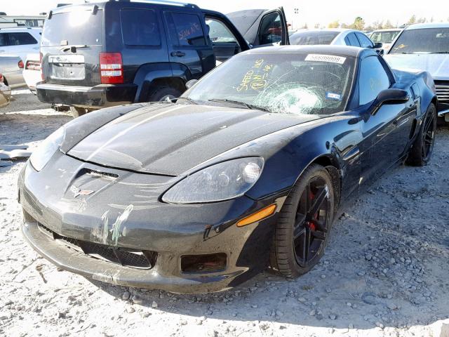 1G1YY26E685109130 - 2008 CHEVROLET CORVETTE Z BLACK photo 2