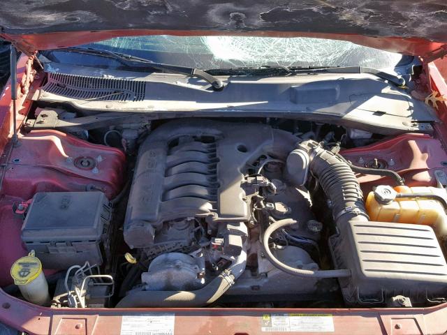 2C3LA53G48H142234 - 2008 CHRYSLER 300 TOURIN MAROON photo 7