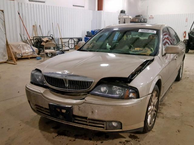 1LNHM87A65Y614169 - 2005 LINCOLN LS TAN photo 2