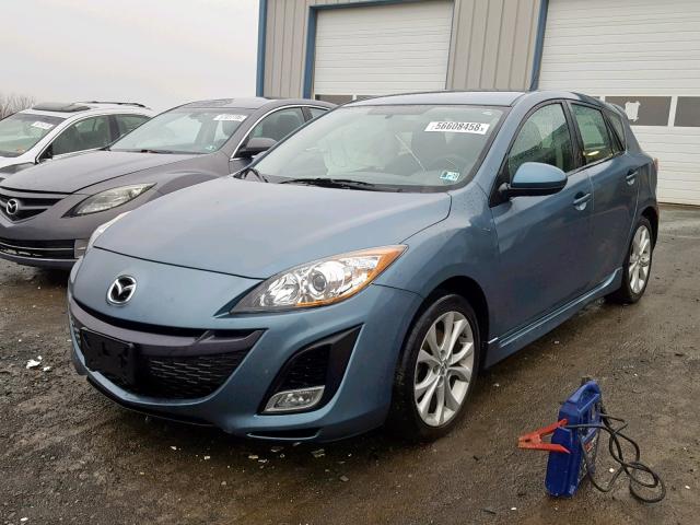 JM1BL1H56A1258170 - 2010 MAZDA 3 S BLUE photo 2