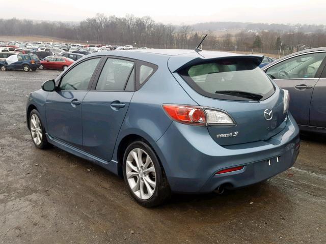 JM1BL1H56A1258170 - 2010 MAZDA 3 S BLUE photo 3