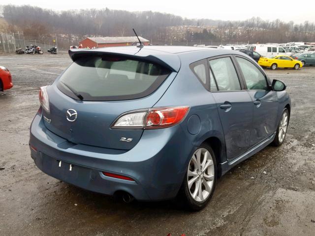 JM1BL1H56A1258170 - 2010 MAZDA 3 S BLUE photo 4