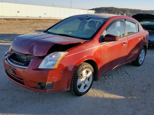 3N1AB61E27L631795 - 2007 NISSAN SENTRA 2.0 RED photo 2