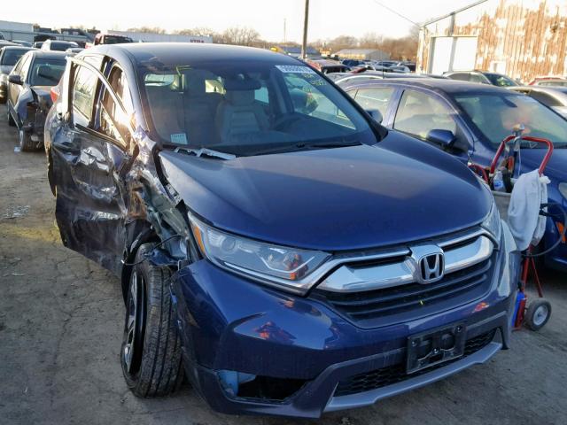 2HKRW6H37JH204466 - 2018 HONDA CR-V LX BLUE photo 1