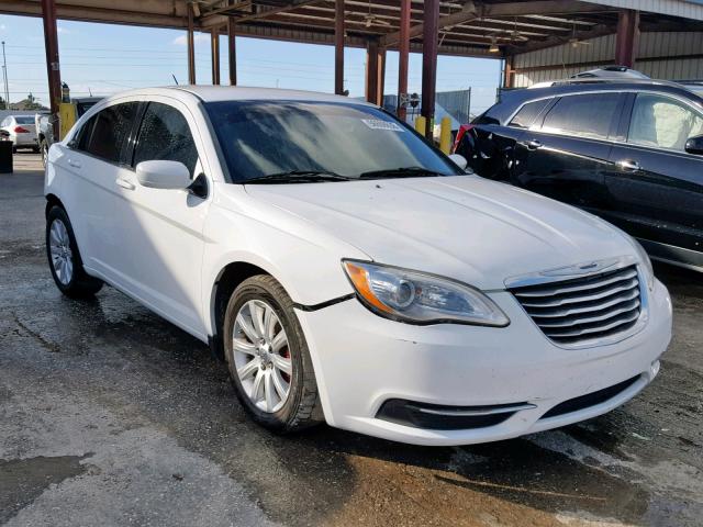 1C3CCBBG3EN106595 - 2014 CHRYSLER 200 TOURIN WHITE photo 1