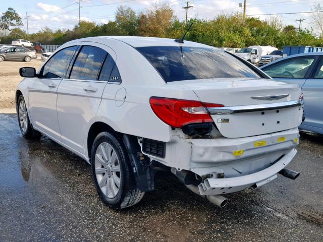 1C3CCBBG3EN106595 - 2014 CHRYSLER 200 TOURIN WHITE photo 3