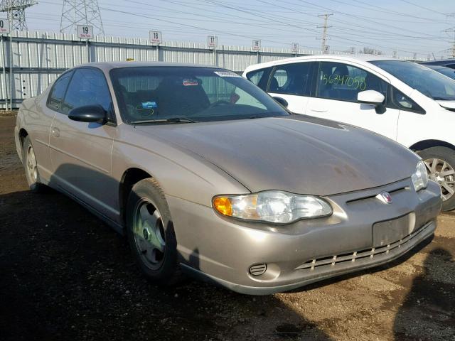 2G1WW12E839112359 - 2003 CHEVROLET MONTE CARL BEIGE photo 1