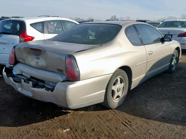 2G1WW12E839112359 - 2003 CHEVROLET MONTE CARL BEIGE photo 4