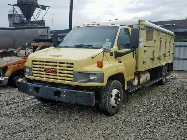 1GDJ5C1G19F410511 - 2009 GMC C5500 C5C0 YELLOW photo 2